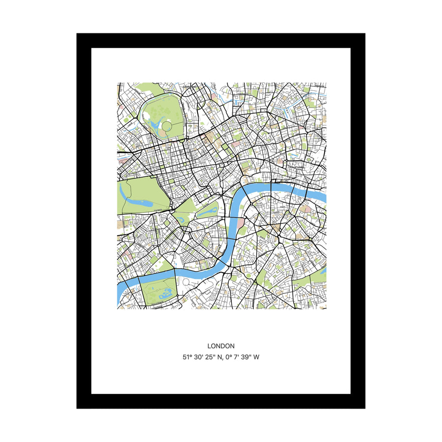 London map print