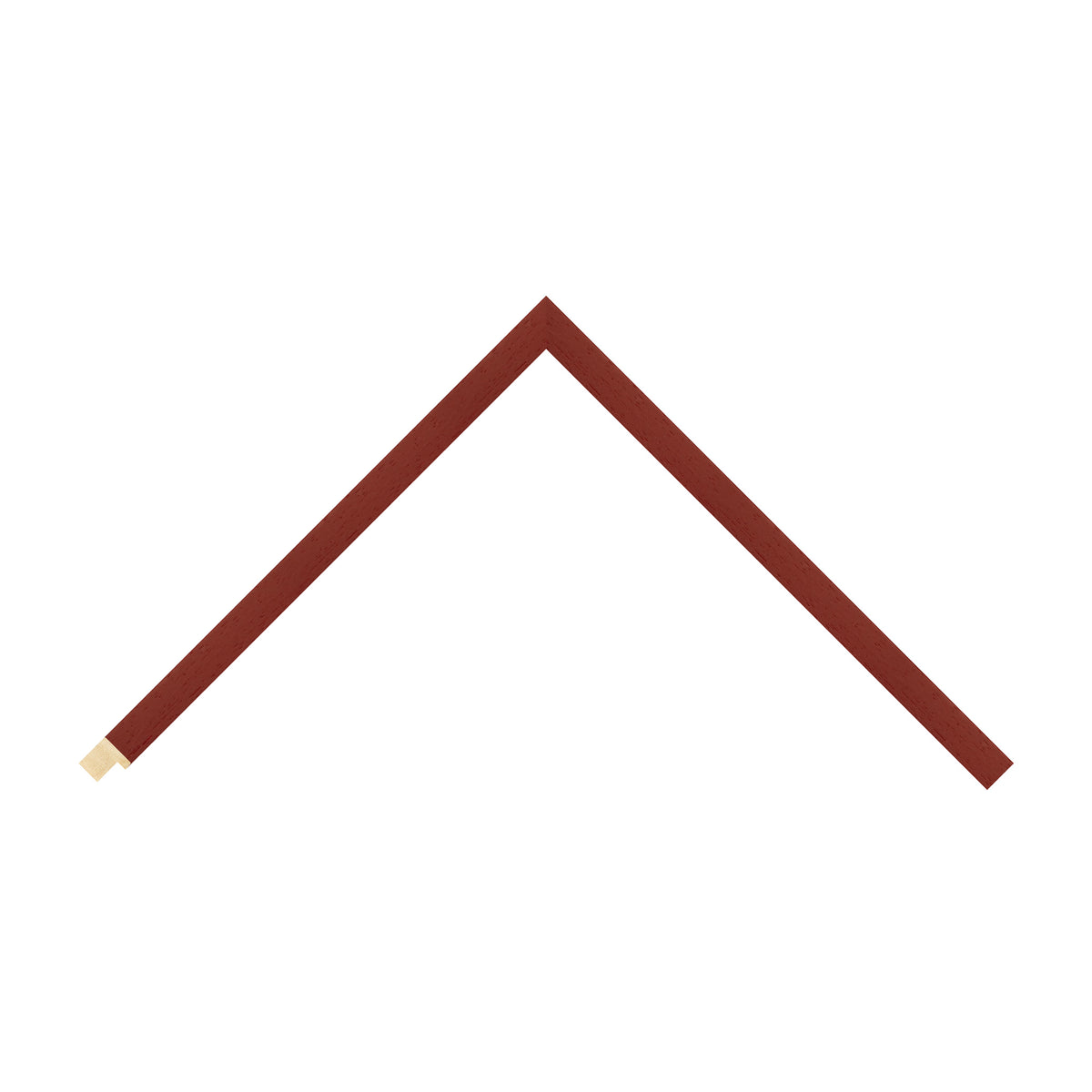 Dark Red Wood (Open Grain) / 17mm x 17mm detail
