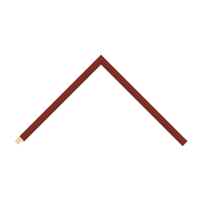 Dark Red Wood (Open Grain) moulding detail