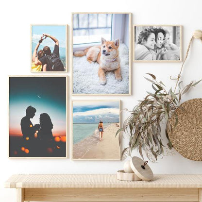 Framed Photo Print with Mount for custom picture framing