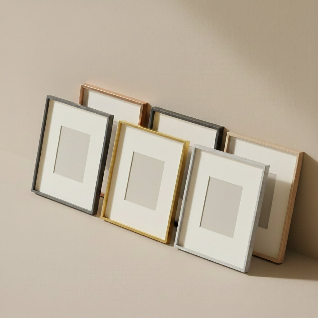 Nielsen Alpha Brushed Copper Frame — hand-framed