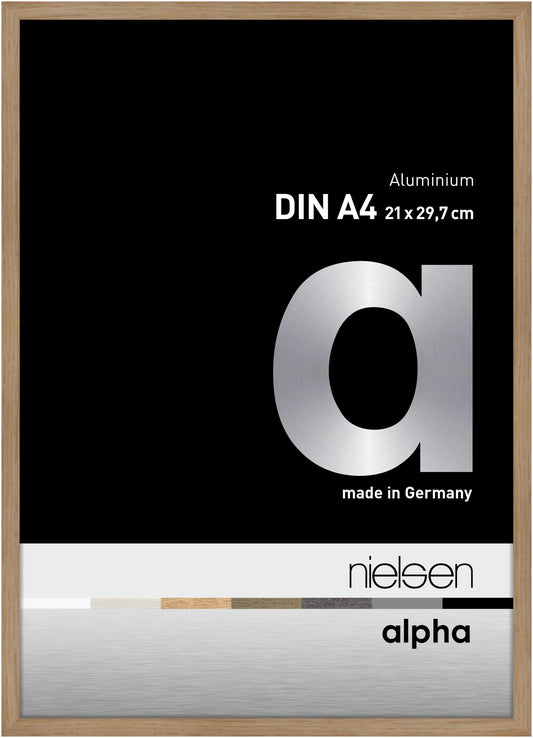 Nielsen Alpha oak aluminium picture frame
