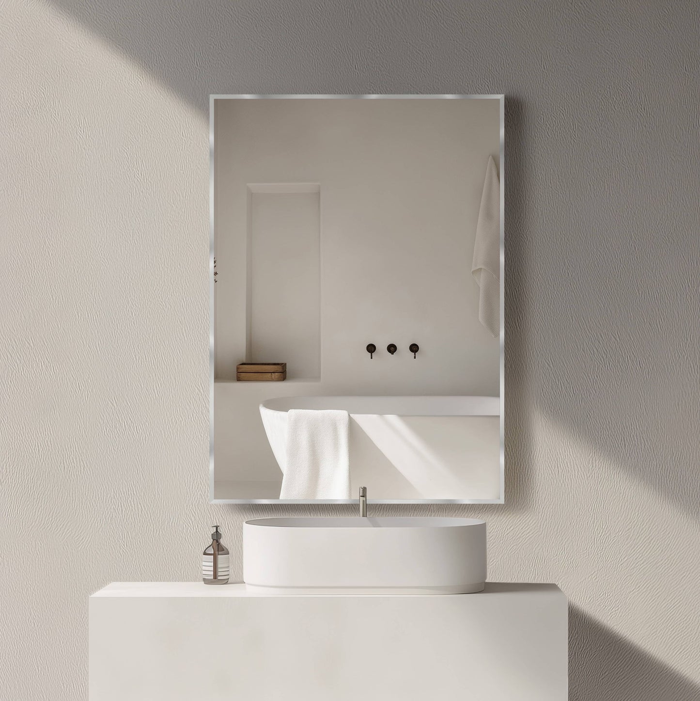 Nielsen Alpha Wall Mirror in situ