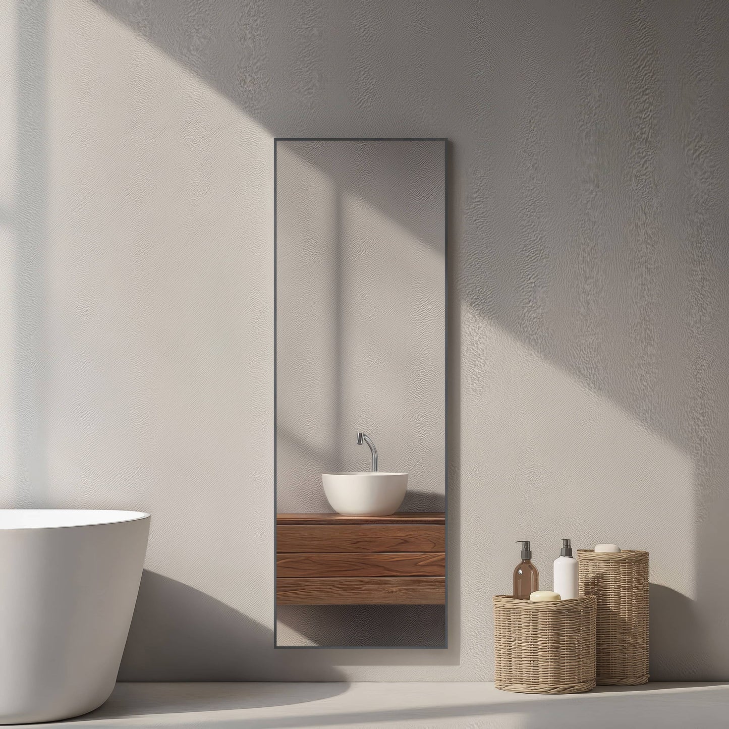 Nielsen Alpha Wall Mirror in situ