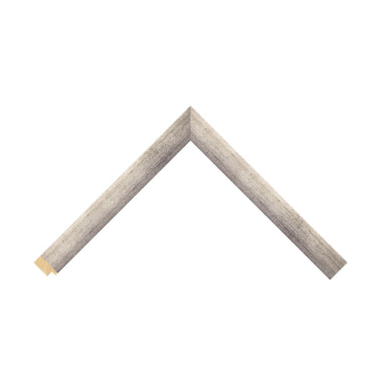 Antique Silver Wood  / 33mm x 13mm