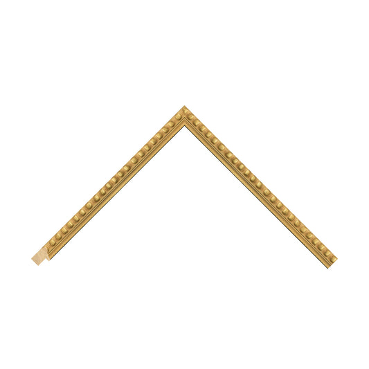 Gold Wood Bobbin / 20mm x 25mm
