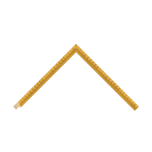 Yellow Wood Bobbin / 20mm x 25mm