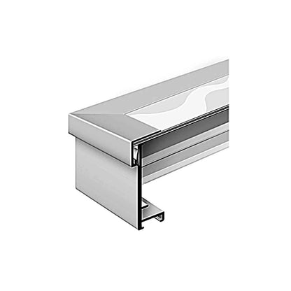 Deep shirt box frame with aluminium hanger