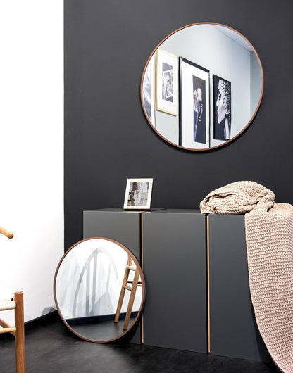 Nielsen Jaron Round Mirror in situ