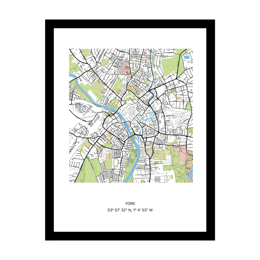 York map print
