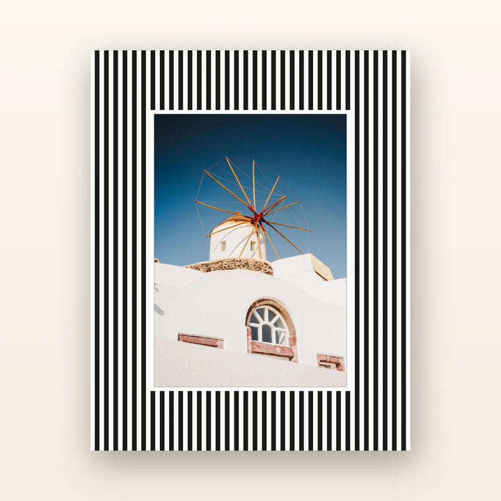 Pinstripe Picture Mounts — acid-free picture mount with an 8x10 board and 5x7 opening