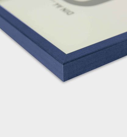 Quadrum blue frame corner detail