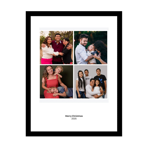 Christmas Photo Collage Print