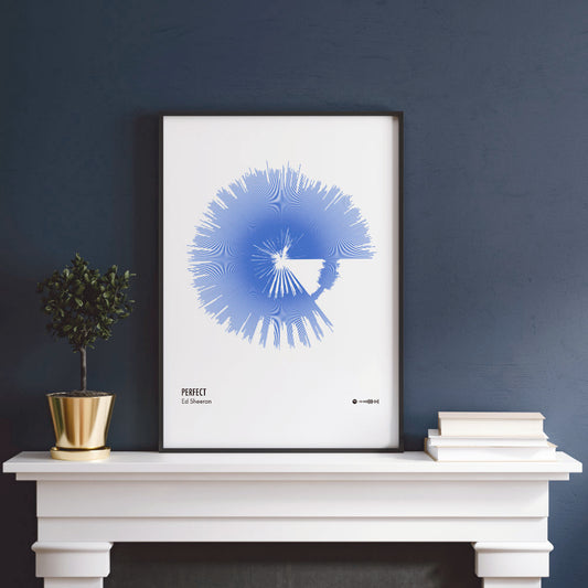 Radial Sound Wave Any Song Or Custom Audio Print