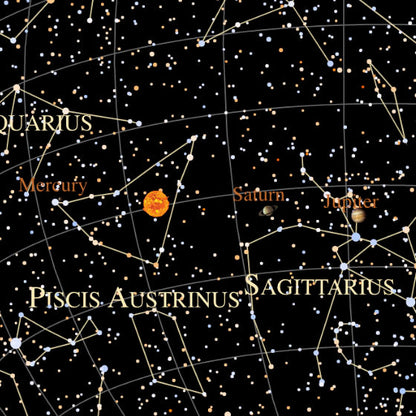 Personalised Star Map Print