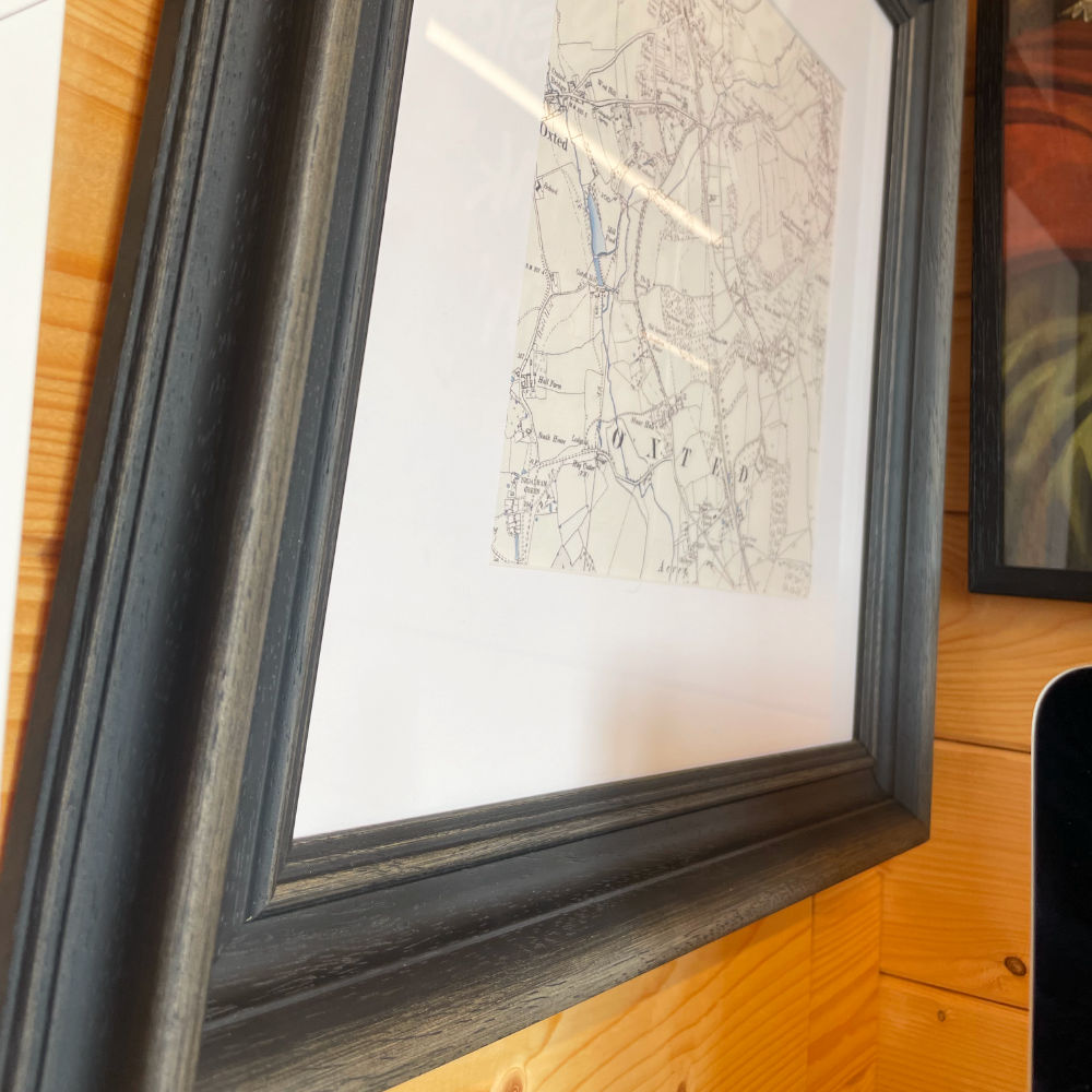 Personalised Old OS Map Print | Historic Ordnance Survey Maps Framed ...