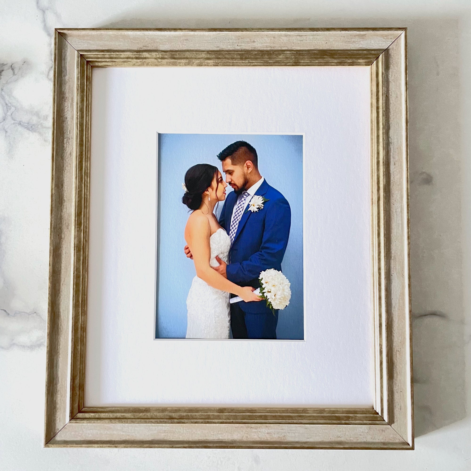 Personalised Wedding Photo Frame Gift with Box & Bow | Print Frame Co